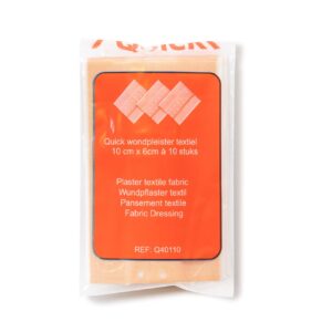 Quick Wondpleisters Textiel 10 Cm X 6 Cm (10 Stuks)