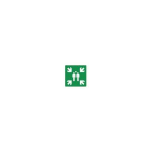 Pictogram Bord Verzamelplaats 150x150mm