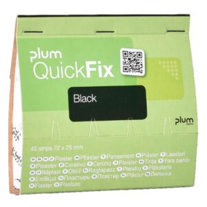 Plum QuickFix Navulling Zwarte Pleisters
