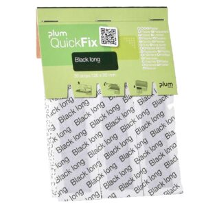 Plum QuickFix Navulling Zwarte Lange Vingerpleisters